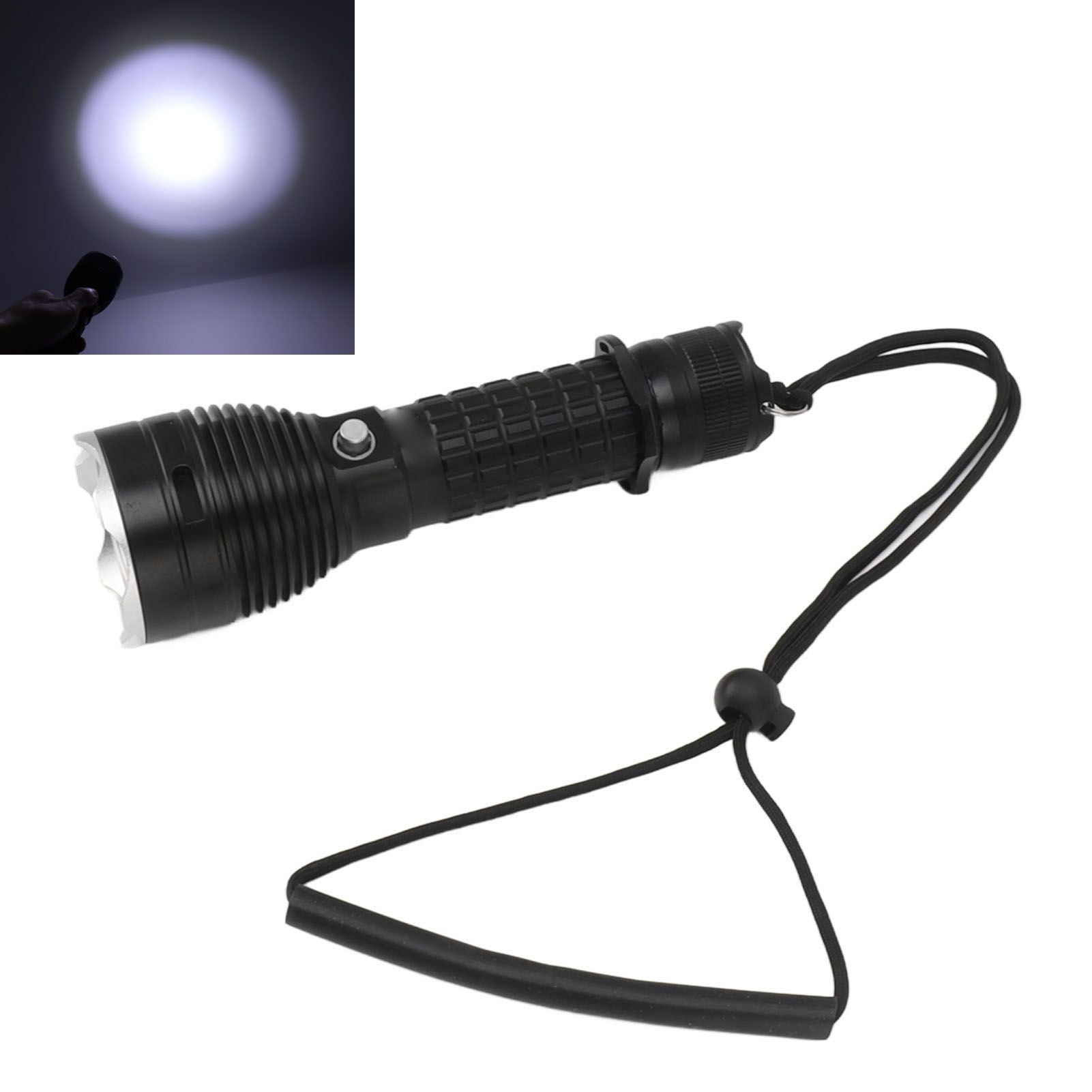 Diving Flashlight 3200LM 3 Lighting Modes IPX8 Waterproof Professional Underwater LED Flashlight Dive Torch