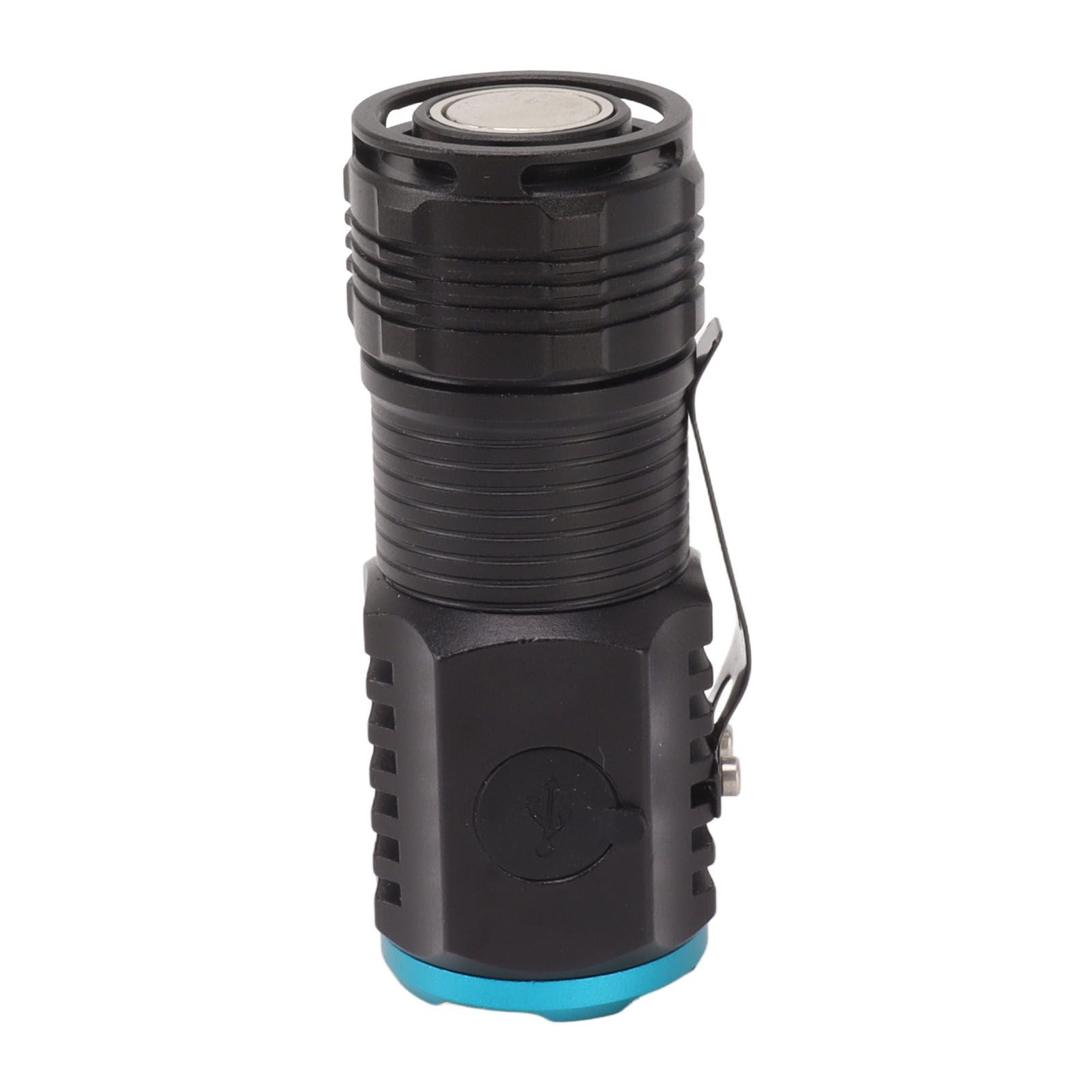 Mini Powerful Flashlight High Luminous Flux 2000lm Bright USB C Rechargeable LED 6 Modes IPX4 Waterproof Tail Magnet