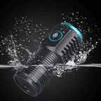 Mini Powerful Flashlight High Luminous Flux 2000lm Bright USB C Rechargeable LED 6 Modes IPX4 Waterproof Tail Magnet