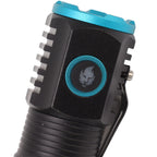 Mini Powerful Flashlight High Luminous Flux 2000lm Bright USB C Rechargeable LED 6 Modes IPX4 Waterproof Tail Magnet