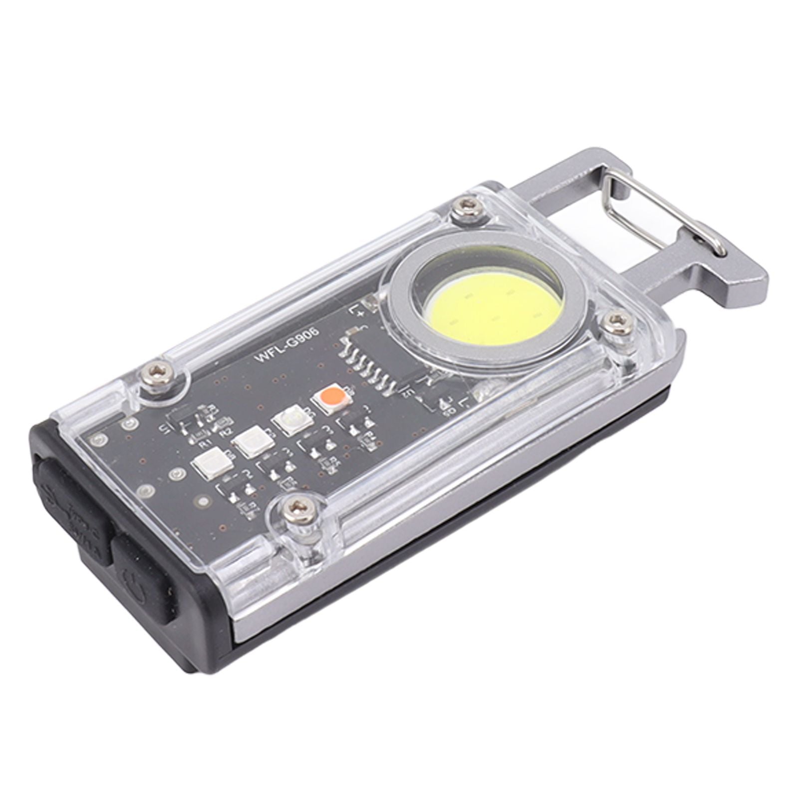 Mini COB Work Light 8 Mode Portable Rechargeable Magnetic Hook Pocket Flashlight Multifunction Bottle Opener Emergency Light