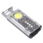 Mini COB Work Light 8 Mode Portable Rechargeable Magnetic Hook Pocket Flashlight Multifunction Bottle Opener Emergency Light