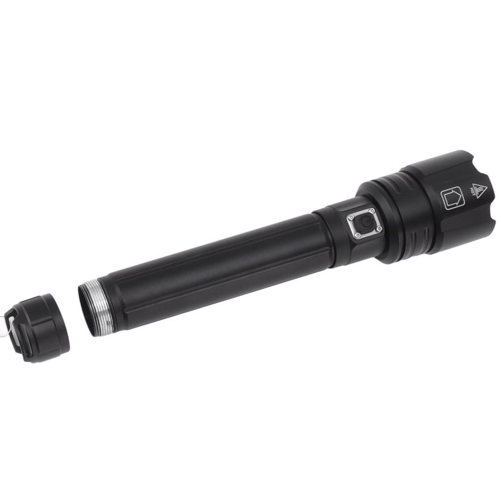 10000LM LED Flashlight USB Rechargeable Portable Adjustable Brightness Waterproof Zoom Flashlight For Hiking Camping Climbing