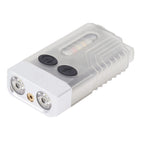 Keychain EDC Flashlight 3.7V 1000mAh IP65 365nm Rechargeable Mini Keychain Light for Walking Searching Emergencies