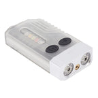 Keychain EDC Flashlight 3.7V 1000mAh IP65 365nm Rechargeable Mini Keychain Light for Walking Searching Emergencies