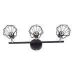 3 Light Track Lighting Kit Rotatable Heads Matte Black Finish Modern Fashionable Ceiling Spotlight 85‑265V