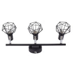 3 Light Track Lighting Kit Rotatable Heads Matte Black Finish Modern Fashionable Ceiling Spotlight 85‑265V