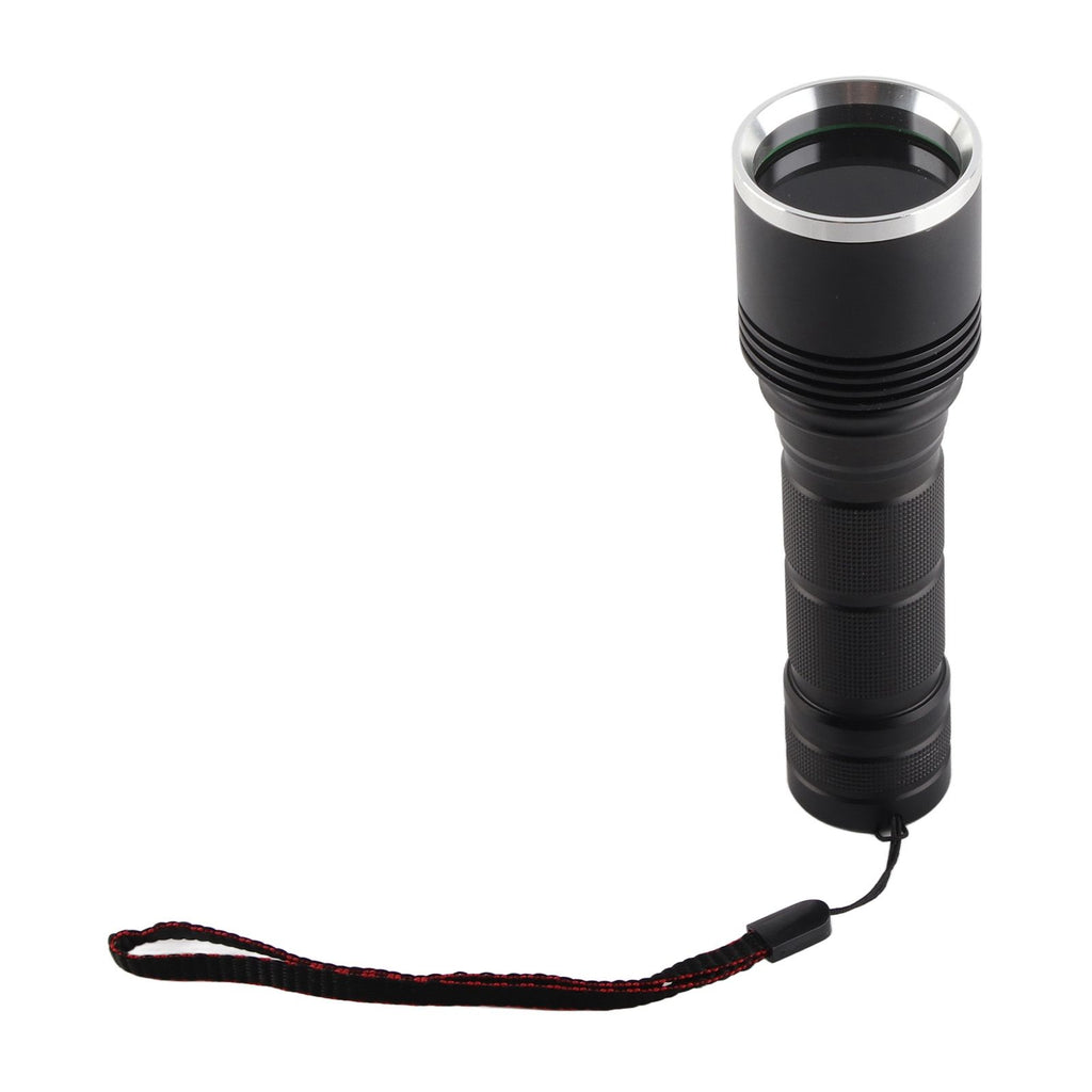 UV Flashlight LED 365nm Blacklight Torch Aluminium Alloy Shell Ultraviolet Flashlight 40W 1800mW