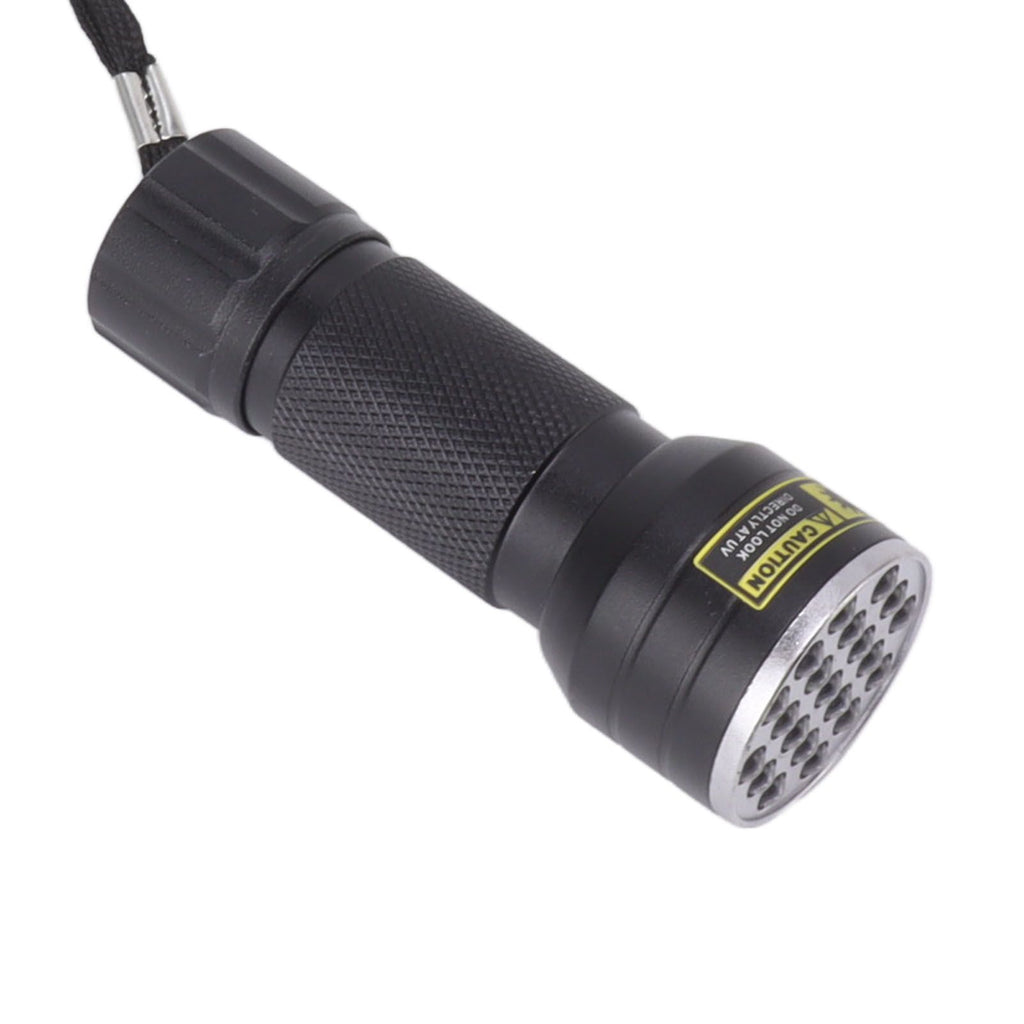 21LED UV Blacklight Flashlight 395nm Blacklight LED Flashlight for Pets Urine Dry Stains