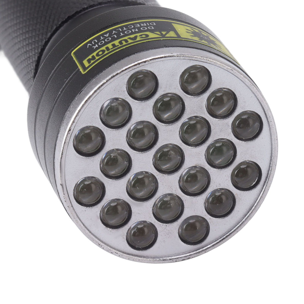 21LED UV Blacklight Flashlight 395nm Blacklight LED Flashlight for Pets Urine Dry Stains