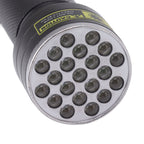 21LED UV Blacklight Flashlight 395nm Blacklight LED Flashlight for Pets Urine Dry Stains