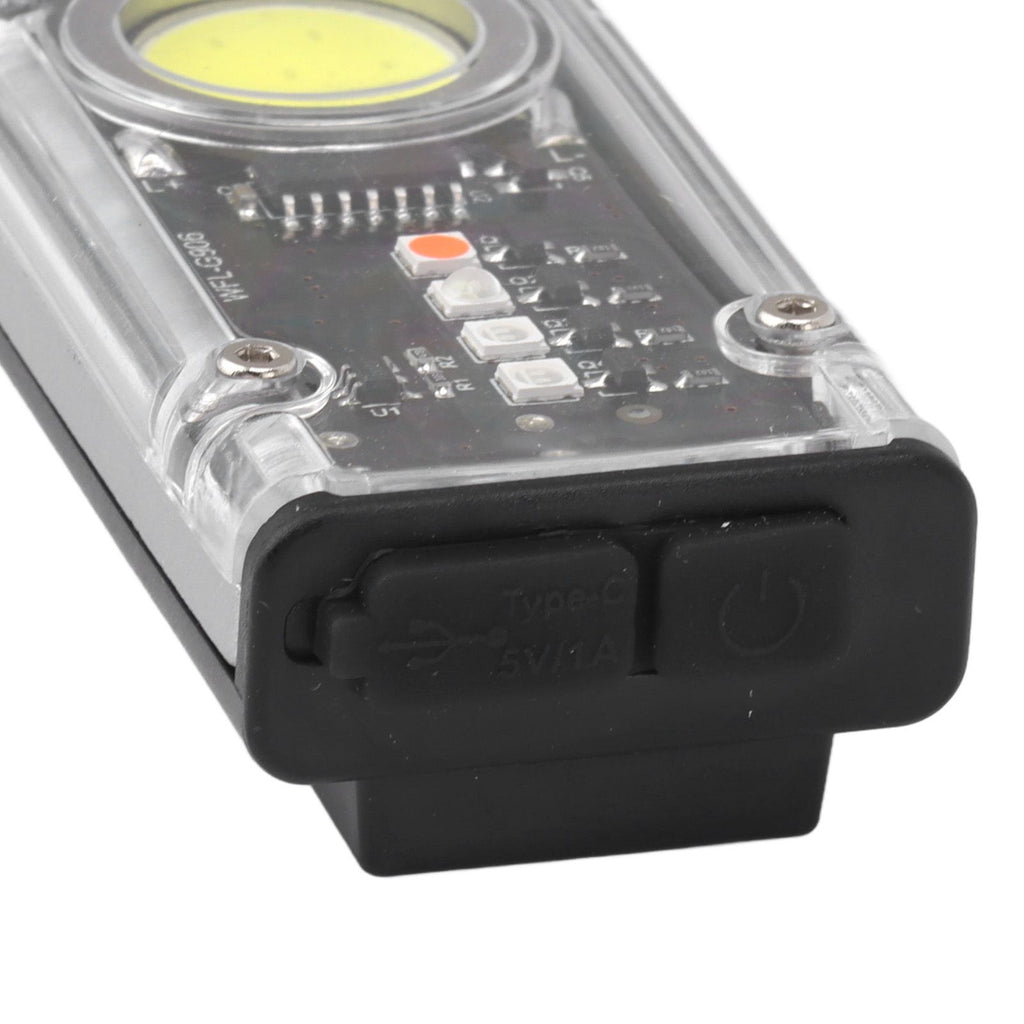 800LM COB Keychain Work Light Rechargeable Mini LED Flashlightht Outdoor Flashlight Bottle Opener Signal Light K45 Silver
