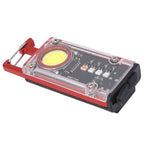 800LM COB Keychain Work Light Rechargeable Mini LED Flashlightht Outdoor Flashlight Bottle Opener Signal Light K45 Red