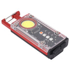 800LM COB Keychain Work Light Rechargeable Mini LED Flashlightht Outdoor Flashlight Bottle Opener Signal Light K45 Red
