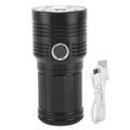 Strong Light Flashlight 10000LM 300‑500 Meters LED 4 Modes Rechargeable Handheld Camping Light for Cycling Fishing
