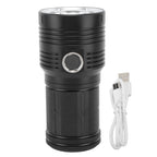 Strong Light Flashlight 10000LM 300‑500 Meters LED 4 Modes Rechargeable Handheld Camping Light for Cycling Fishing