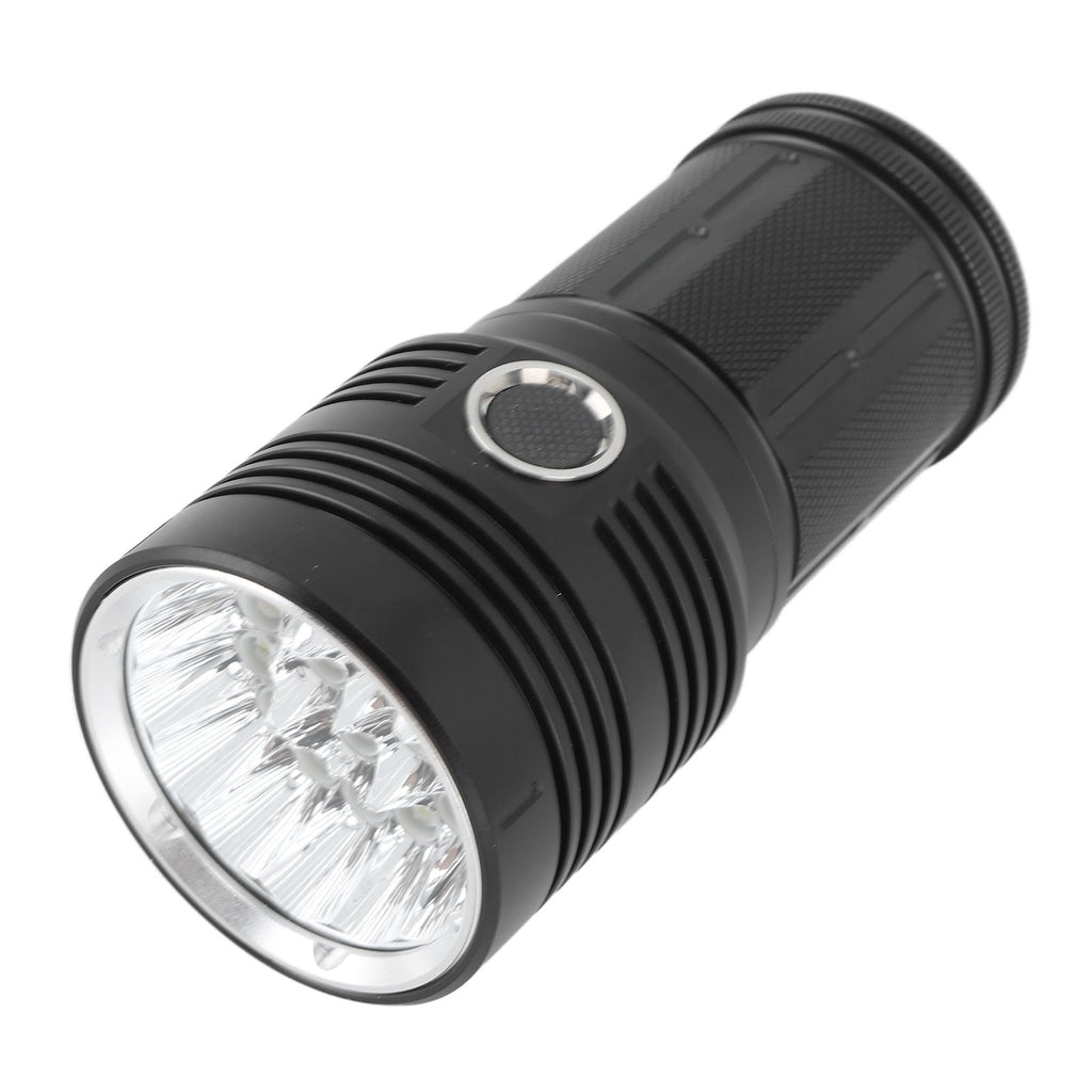 Strong Light Flashlight 10000LM 300‑500 Meters LED 4 Modes Rechargeable Handheld Camping Light for Cycling Fishing