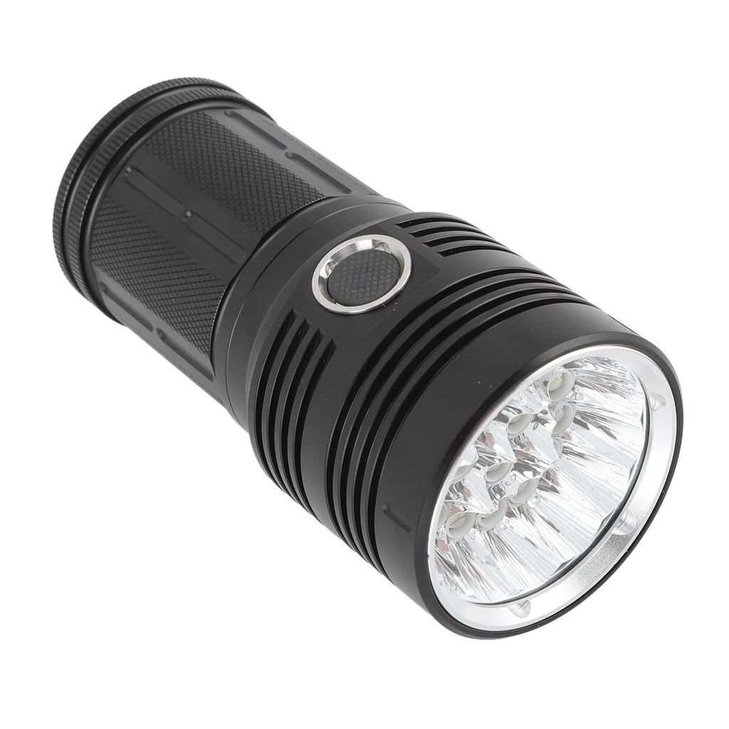 Strong Light Flashlight 10000LM 300‑500 Meters LED 4 Modes Rechargeable Handheld Camping Light for Cycling Fishing