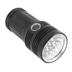 Strong Light Flashlight 10000LM 300‑500 Meters LED 4 Modes Rechargeable Handheld Camping Light for Cycling Fishing
