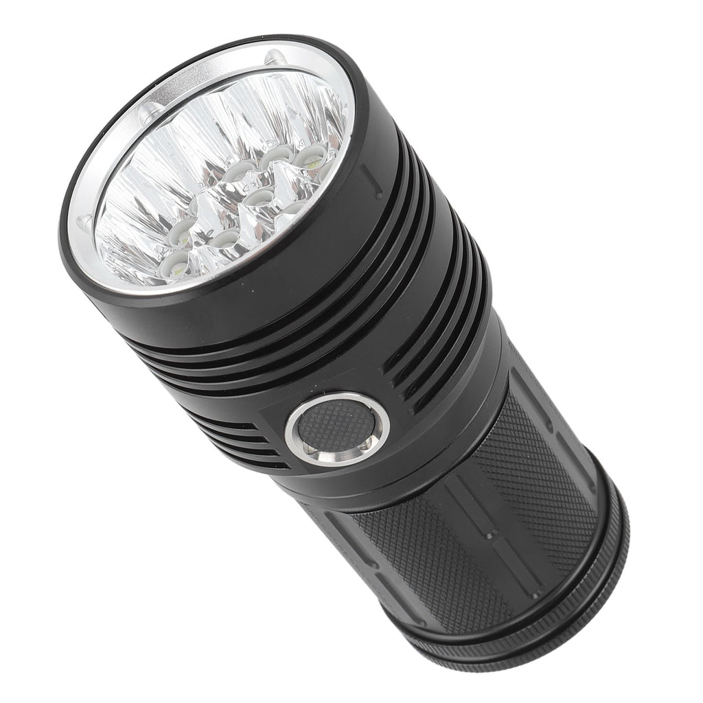 Strong Light Flashlight 10000LM 300‑500 Meters LED 4 Modes Rechargeable Handheld Camping Light for Cycling Fishing