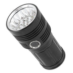 Strong Light Flashlight 10000LM 300‑500 Meters LED 4 Modes Rechargeable Handheld Camping Light for Cycling Fishing