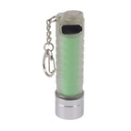 White Small Keychain Flashlight USB Type C Rechargeable IP65 Waterproof LED Mini Keyring Flashlight