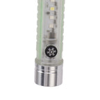 White Small Keychain Flashlight USB Type C Rechargeable IP65 Waterproof LED Mini Keyring Flashlight