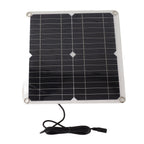 12W 12V Solar Panel Powered Fan Efficient Energy Conversion Solar Panel Dual Fan Kit