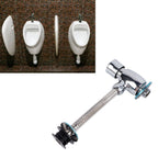 Urinal Flush Valve Push Button Rust Proof Brass Manual Toilet Flush Valve for Bathroom Public Place