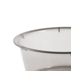 Large Transparent Laundry Basin Household Plastic Simple Thickened Washbasin Student Dormitory Plastic Basin Grey