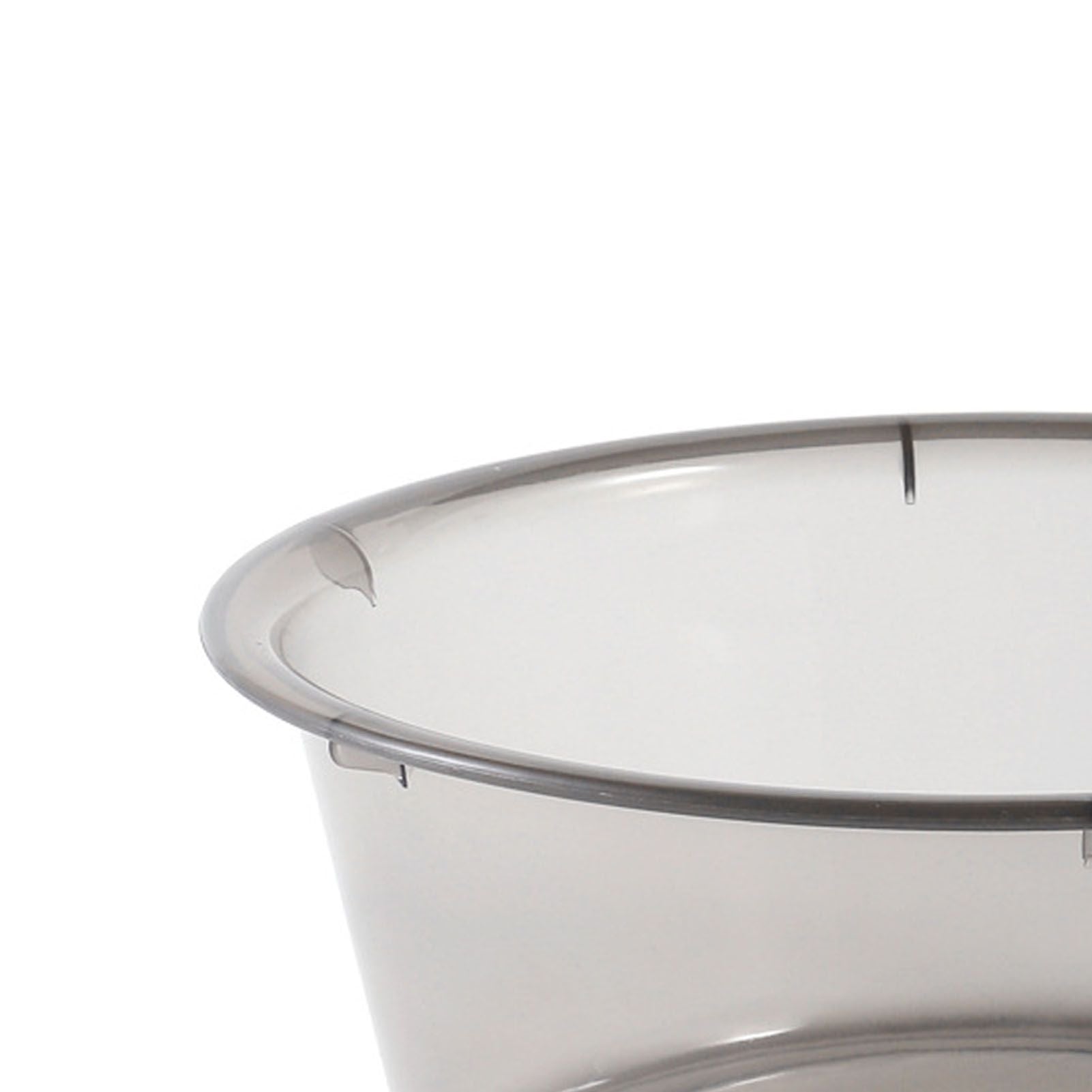 Large Transparent Laundry Basin Household Plastic Simple Thickened Washbasin Student Dormitory Plastic Basin Grey