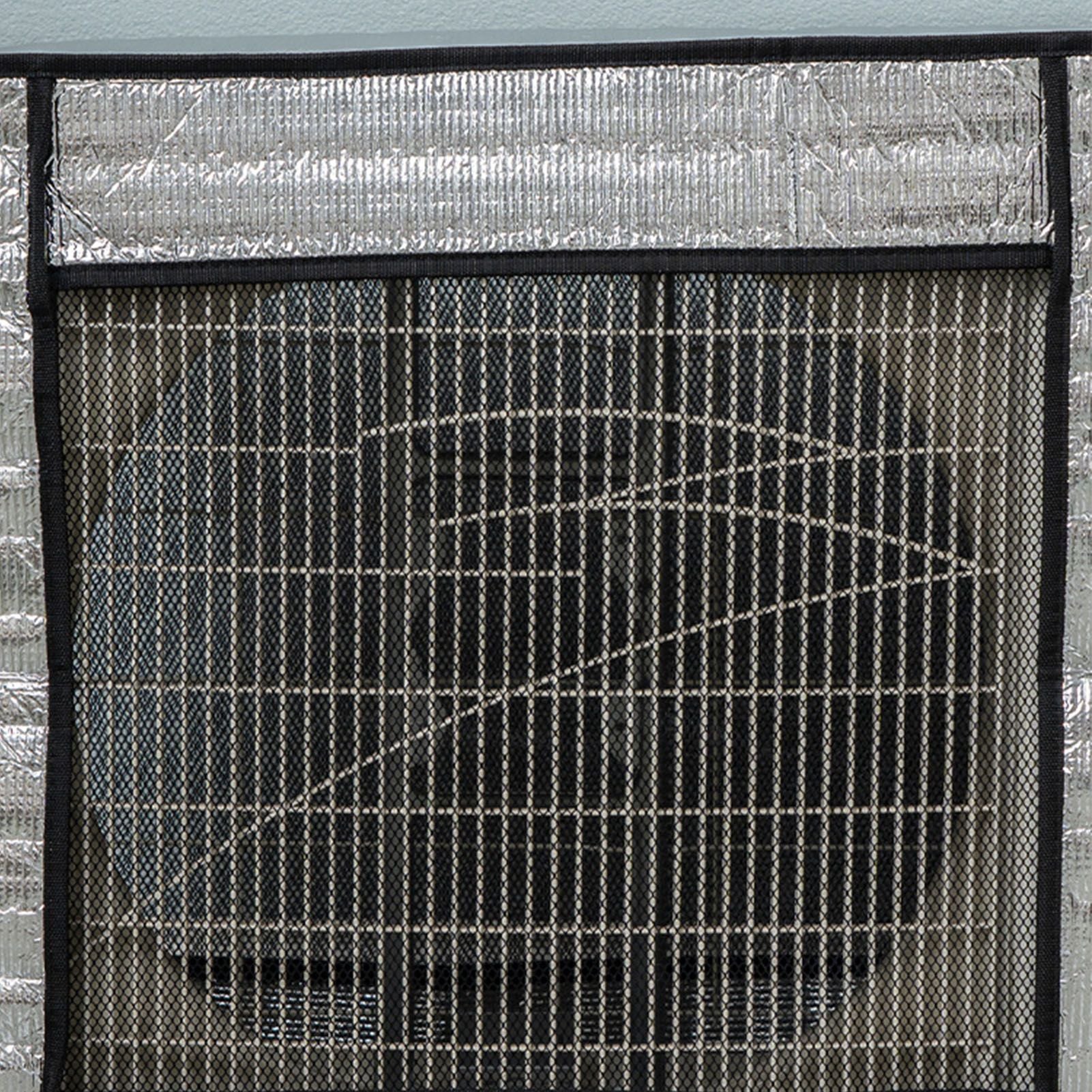 Outside Air Conditioner Cover Waterproof Dustproof Sunscreen AC Unit Cover for Home Hotel Office Building 1P