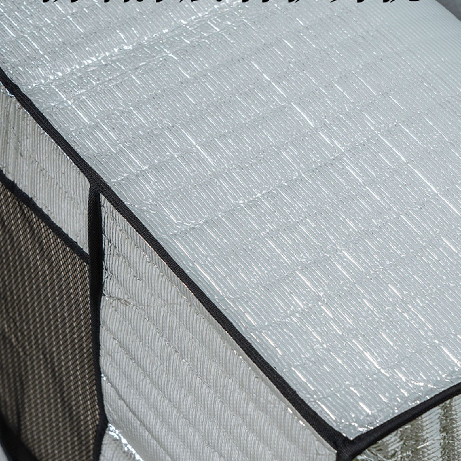 Outside Air Conditioner Cover Waterproof Dustproof Sunscreen AC Unit Cover for Home Hotel Office Building 1P