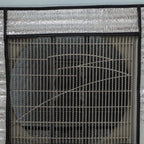 Outside Air Conditioner Cover Waterproof Dustproof Sunscreen AC Unit Cover for Home Hotel Office Building 2P