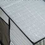 Outside Air Conditioner Cover Waterproof Dustproof Sunscreen AC Unit Cover for Home Hotel Office Building 2P