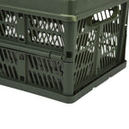 Camping Picnic Basket Foldable Large Capacity Multifunction Handheld Camping Storage Basket Camping Storage Box Green M