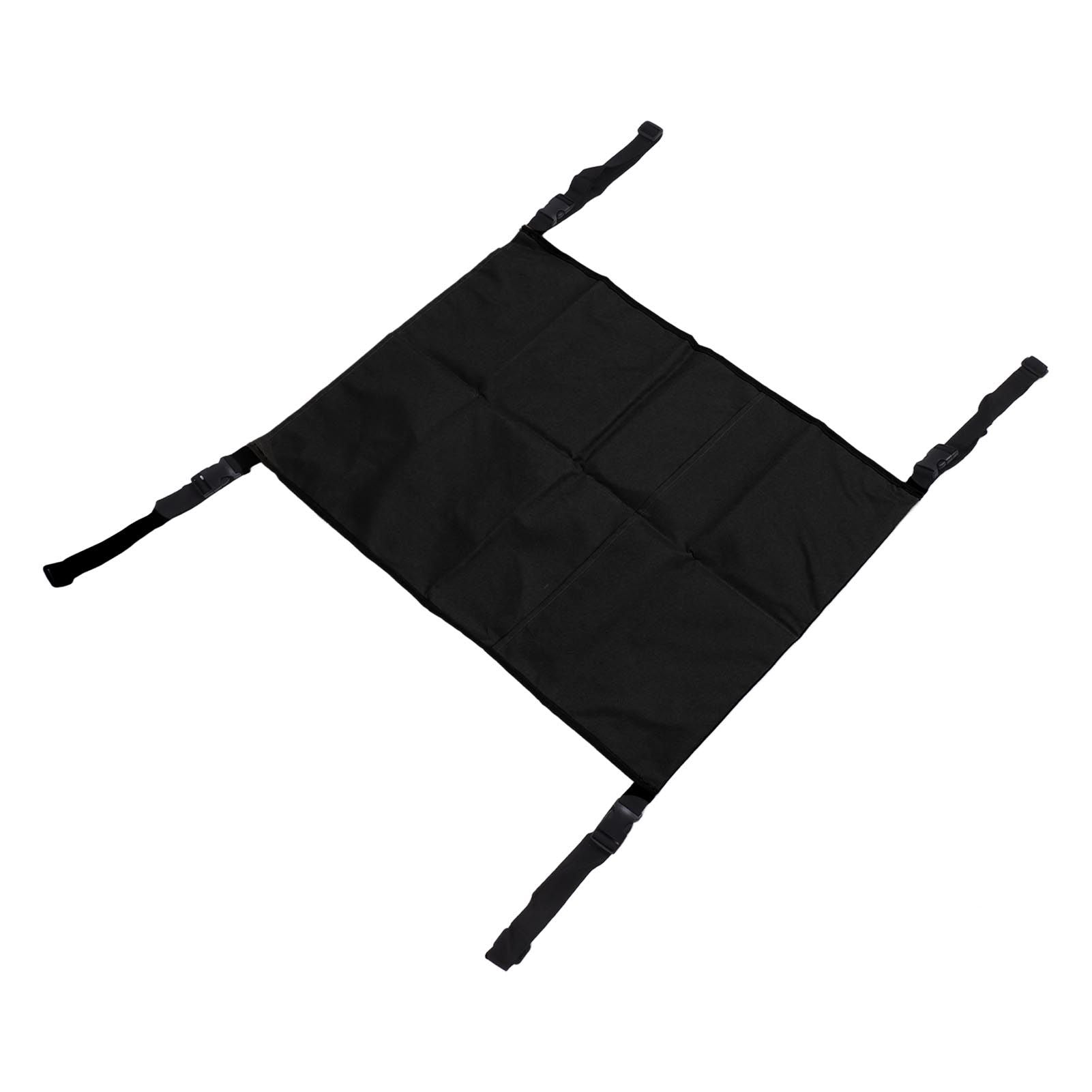 Oxygen Tank Holder Bag 600D Oxford Cloth Hook Design Dual Oxygen Tank Holder for Medical Personal Use Black