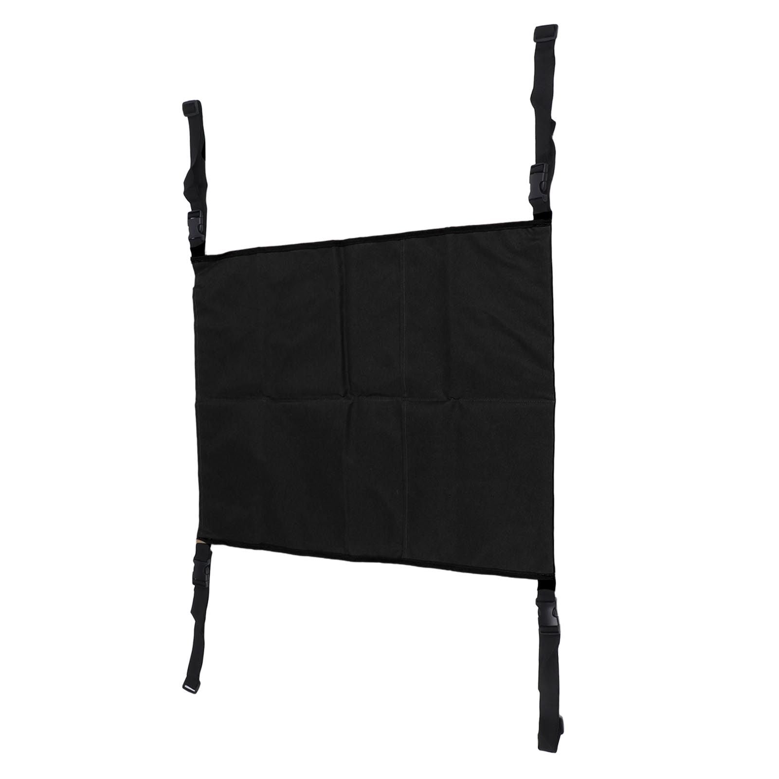 Oxygen Tank Holder Bag 600D Oxford Cloth Hook Design Dual Oxygen Tank Holder for Medical Personal Use Black