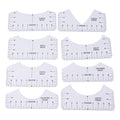 8PCS T Shirt Ruler Guide PVC Clothing Centering Design T Shirt Alignment Tool for Heat Press Accessories