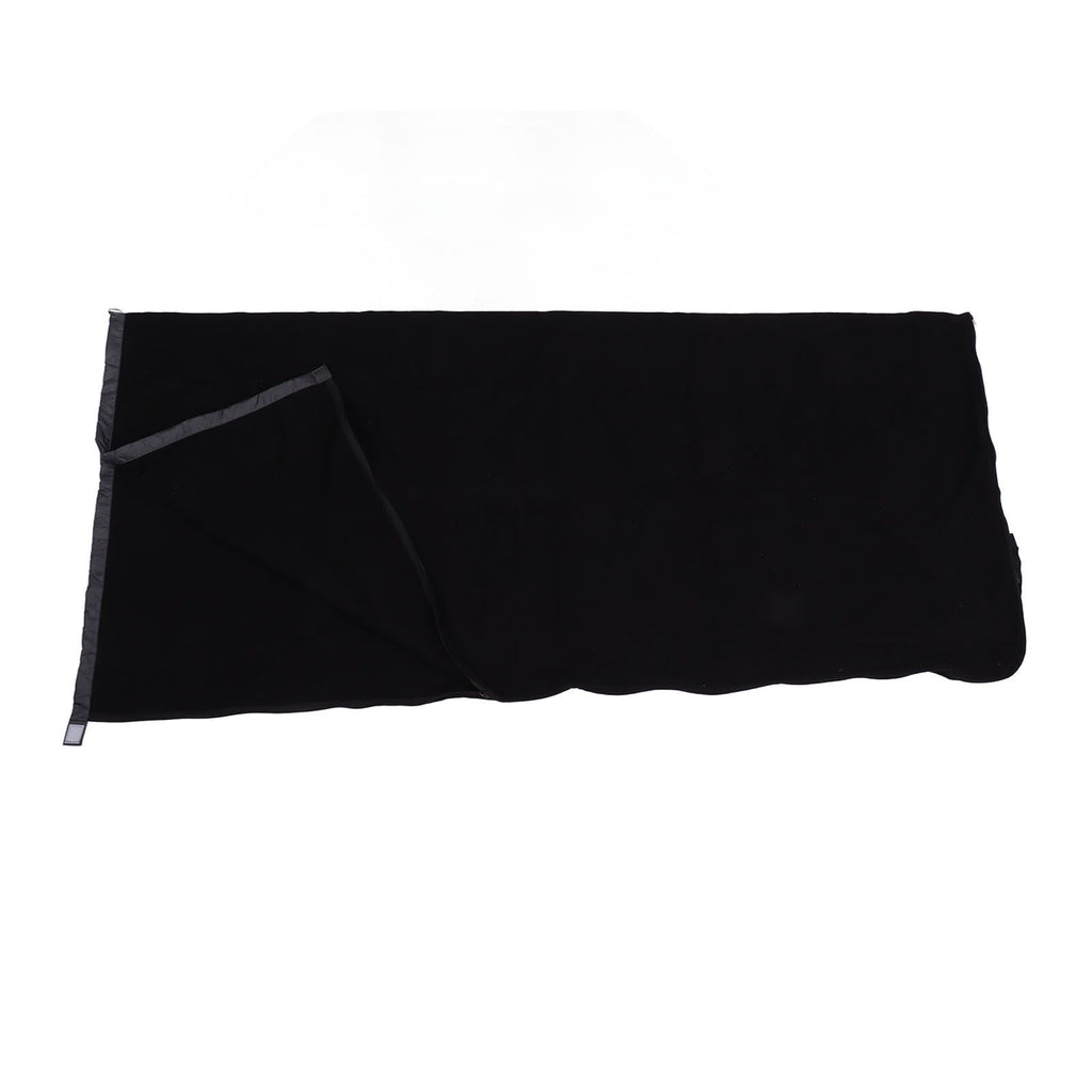 Sleeping Bag Liner Super Thick Fleece Soft Sleeping Bag Liner Blanket for Camping Travel Backpacking Black