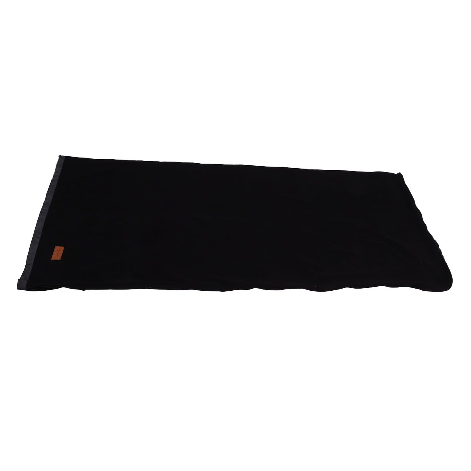 Sleeping Bag Liner Super Thick Fleece Soft Sleeping Bag Liner Blanket for Camping Travel Backpacking Black