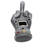 Fist Beer Opener Cool Middle Finger Shape Portable Fist Beer Bottle Opener for Men Husband Dad Grandpa Boyfriend Silver