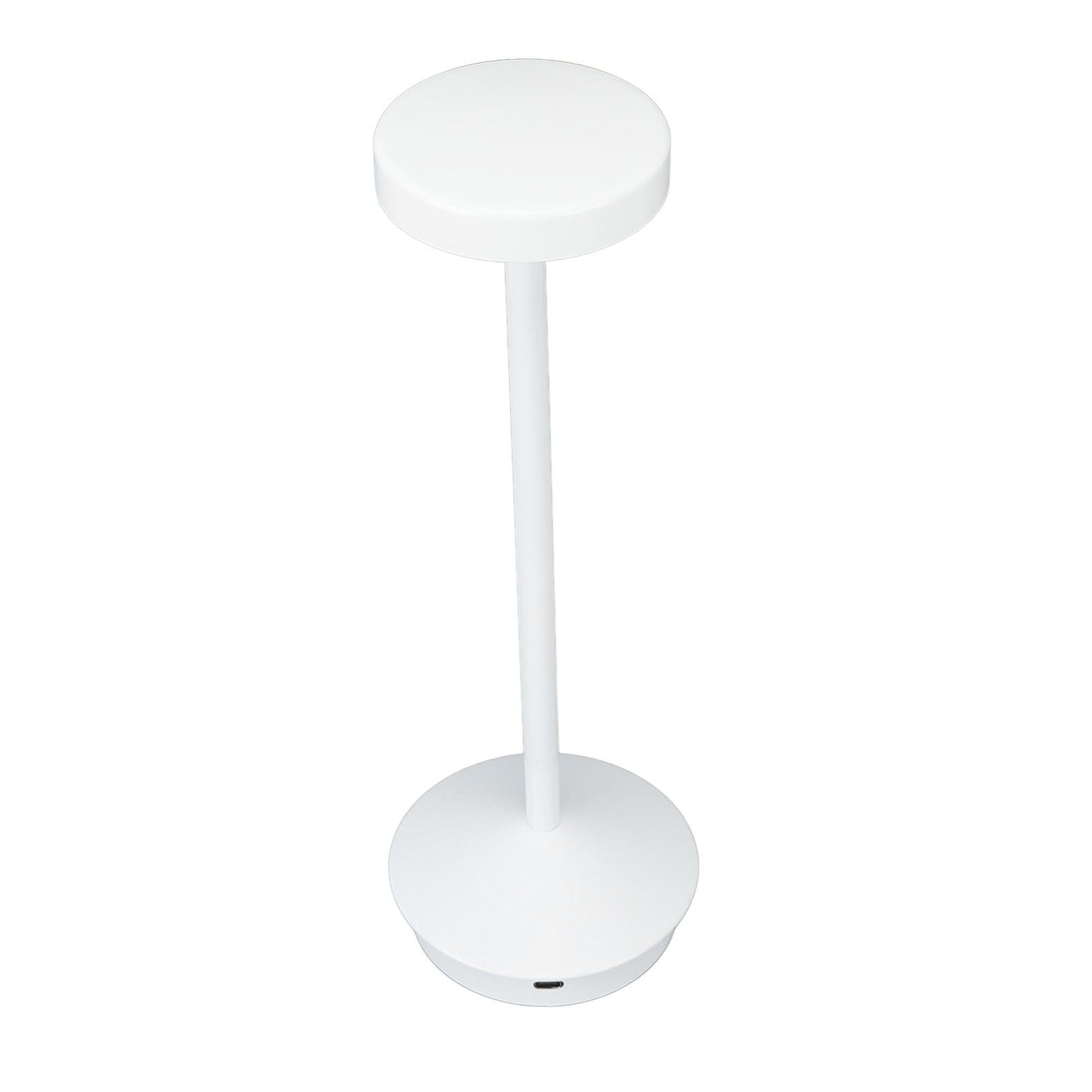 Rechargeable LED Table Lamp 2000mAh Cordless Battery Operated Metal Bedside USB C Desk Light Portable 3 Modes Dimmable White