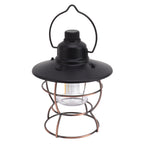 LED Camping Lantern Portable 3 Light Modes USB Charge Stepless Dimming LED Vintage Lantern for Hiking Camping Emergency