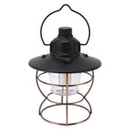 LED Camping Lantern Portable 3 Light Modes USB Charge Stepless Dimming LED Vintage Lantern for Hiking Camping Emergency