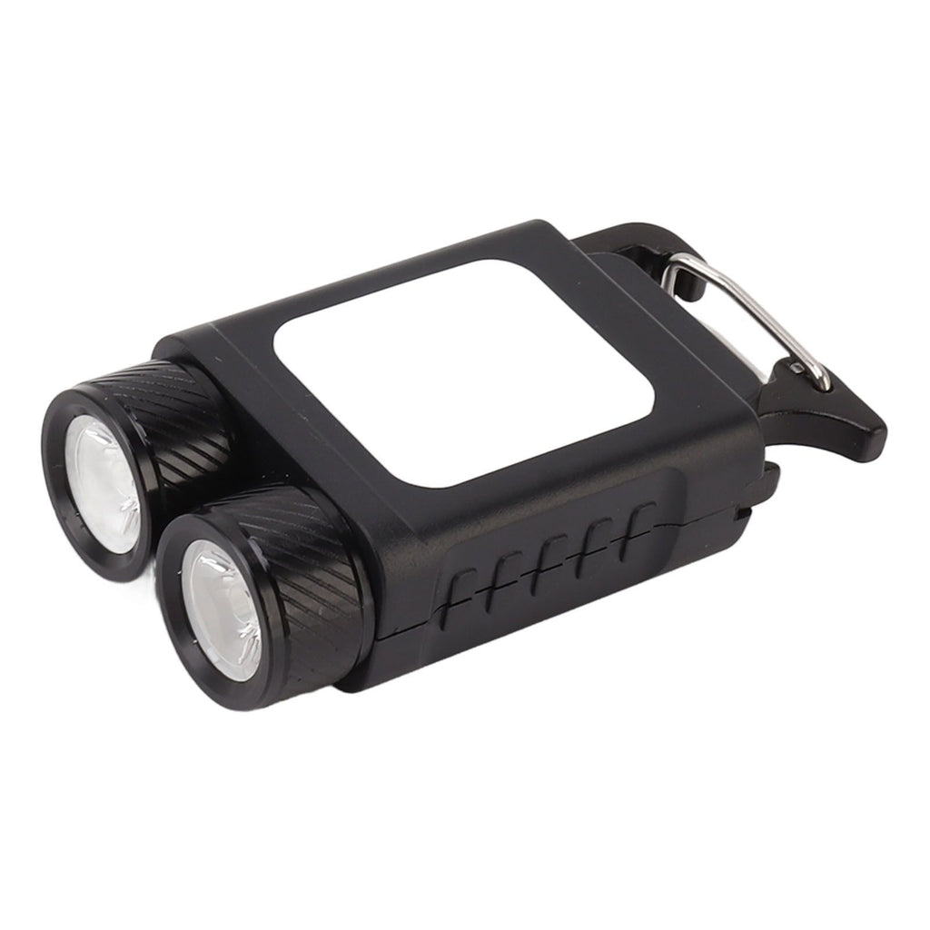 LED Keychain Flashlight 800LM USB Rechargeable Portable Mini Keychain Work Light Pocket Flashlight for Camping Hiking Fishing
