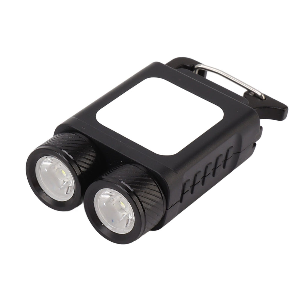 LED Keychain Flashlight 800LM USB Rechargeable Portable Mini Keychain Work Light Pocket Flashlight for Camping Hiking Fishing