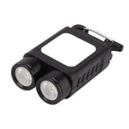 LED Keychain Flashlight 800LM USB Rechargeable Portable Mini Keychain Work Light Pocket Flashlight for Camping Hiking Fishing