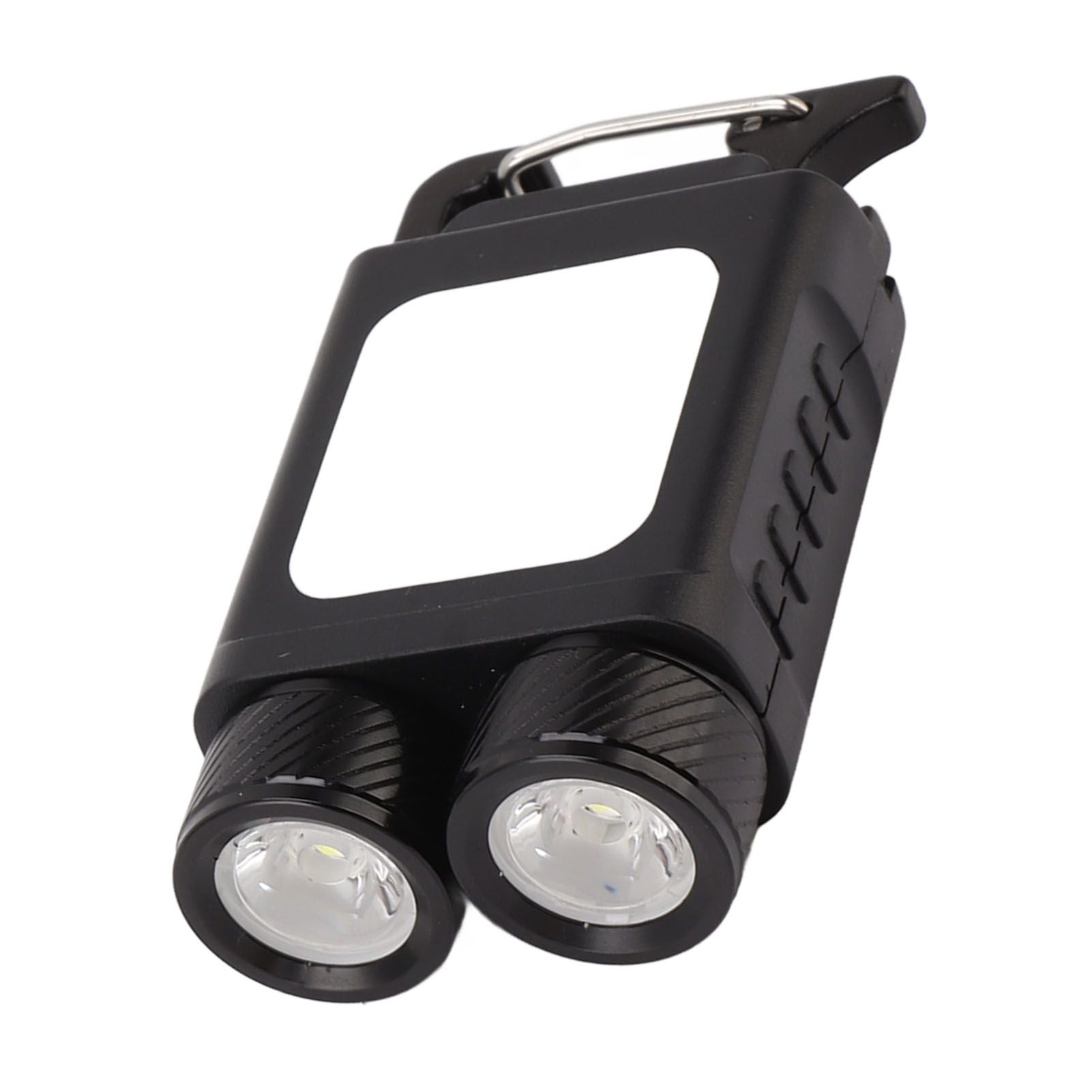 LED Keychain Flashlight 800LM USB Rechargeable Portable Mini Keychain Work Light Pocket Flashlight for Camping Hiking Fishing