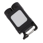 LED Keychain Flashlight 800LM USB Rechargeable Portable Mini Keychain Work Light Pocket Flashlight for Camping Hiking Fishing
